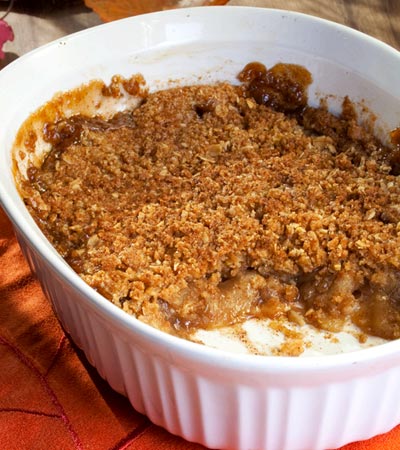 Apple Crisp (Low Fat) - My Vegan Cookbook